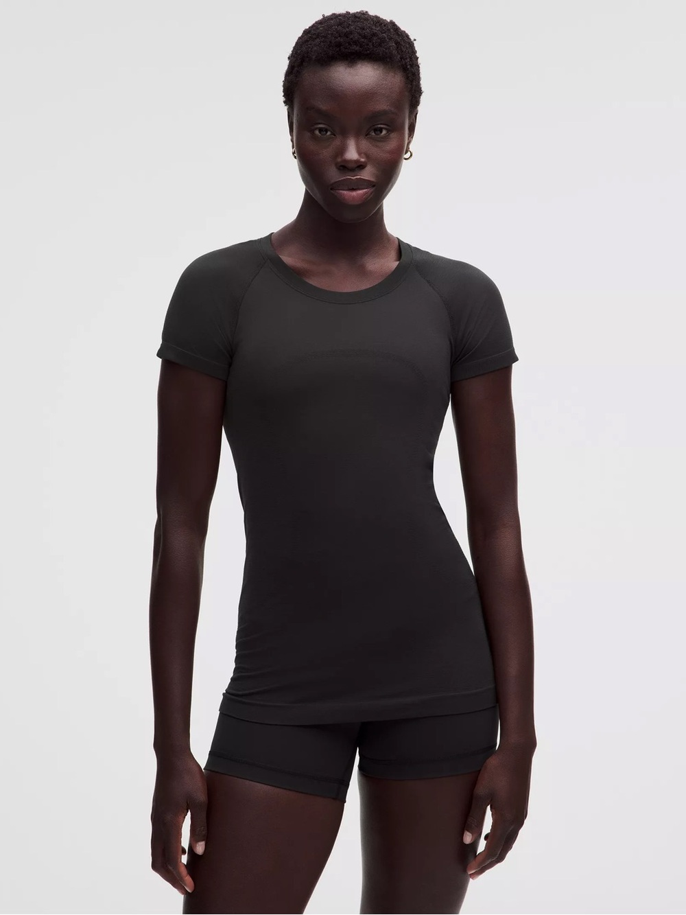 Lululemon athletica Black Short Sleeve Swiftly Tee
